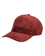 Big Accessories Corduroy Cap - Burgundy