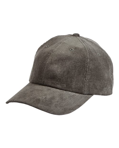 Big Accessories Corduroy Cap - Olive