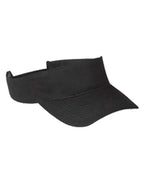 Big Accessories Chino Twill Visor - Black