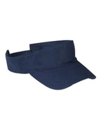 Big Accessories Chino Twill Visor - Navy
