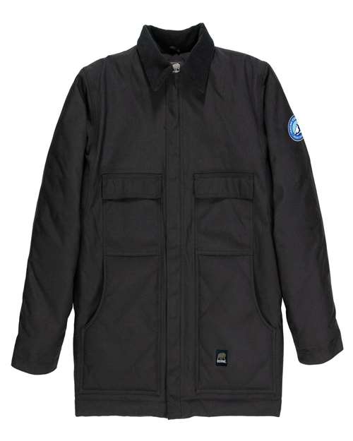 Berne Apparel Men's Tall Icecap Insulated Chore Coat - Black