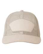Big Accessories Homestead Mesh Trucker Cap - Khaki/ Khaki