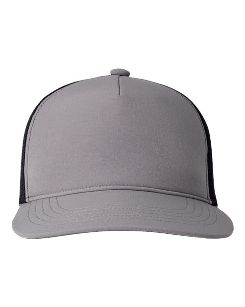 Big Accessories Bend Foam Trucker Cap - Dark Grey/ Black