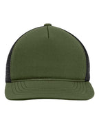 Big Accessories Bend Foam Trucker Cap - Olive/ Black