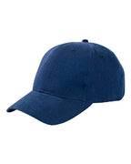 Big Accessories Youth Brushed Twill Cap - Navy