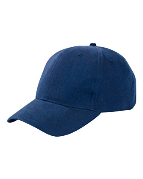 Big Accessories Youth Brushed Twill Cap - Navy