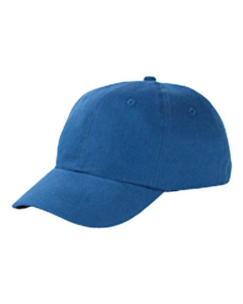 Big Accessories Youth Brushed Twill Cap - Royal