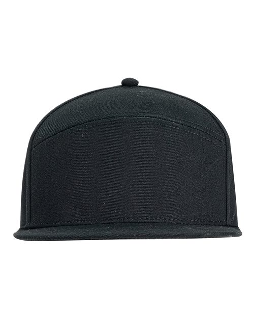 Big Accessories Hybrid Flat Bill Cap - Black