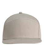 Big Accessories Hybrid Flat Bill Cap - Light Khaki
