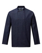 Artisan Collection by Reprime Unisex Denim Chef's Jacket - Denim Blue