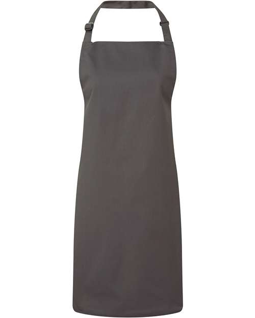 Artisan Collection by Reprime Recycled Bib Apron - Dark Grey