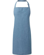 Artisan Collection by Reprime Recycled Bib Apron - Denim Blue