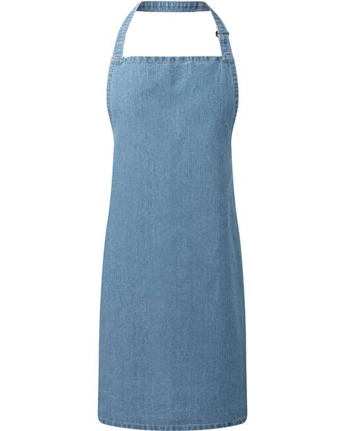 Artisan Collection by Reprime Recycled Bib Apron - Denim Blue