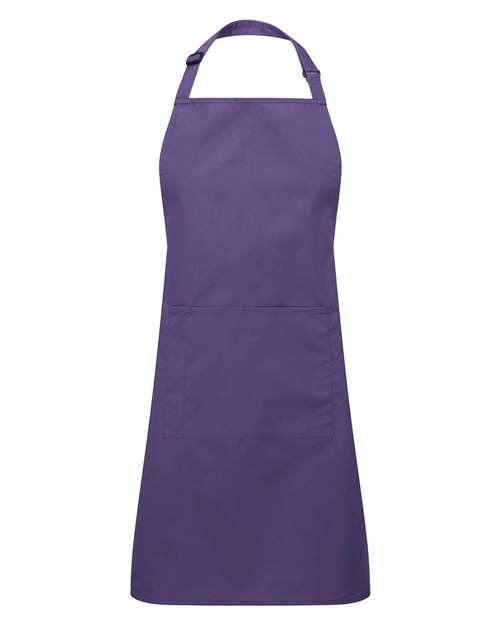 Artisan Collection by Reprime Recycled Pocket Bib Apron - Purple