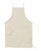 Big Accessories Apron with Pocket - Natural