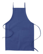 Big Accessories Apron with Pocket - Royal