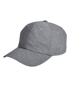Big Accessories Summer Prep Cap - Black Chambray