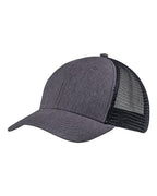 Big Accessories Sport Trucker Cap - Black/ Black