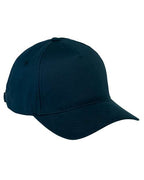 Big Accessories Five-Panel Brushed Twill Cap - Navy