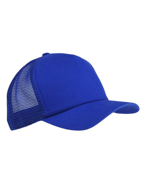 Big Accessories Twill Trucker Cap - Royal