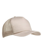 Big Accessories Twill Trucker Cap - Stone