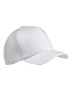 Big Accessories Twill Trucker Cap - White