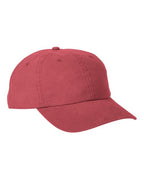Big Accessories Heavy Washed Canvas Cap - Antique Red