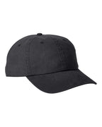 Big Accessories Heavy Washed Canvas Cap - Black