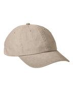 Big Accessories Heavy Washed Canvas Cap - Khaki