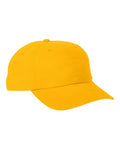 Big Accessories Heavy Washed Canvas Cap - Mustard