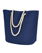 BAGedge Polyester Canvas Rope Tote - Navy
