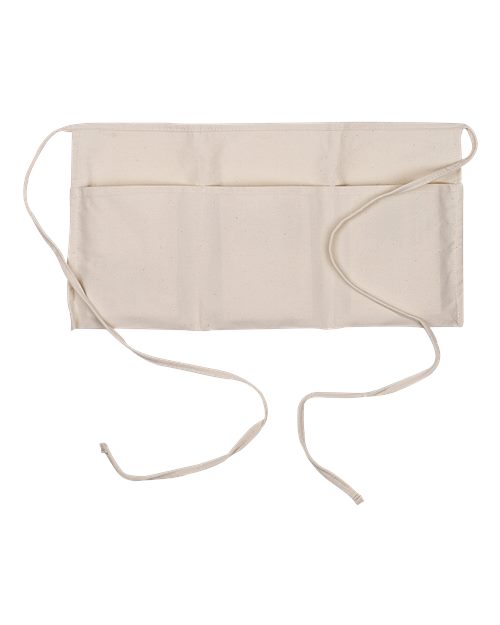 Big Accessories Waist Apron with Pockets - Natural
