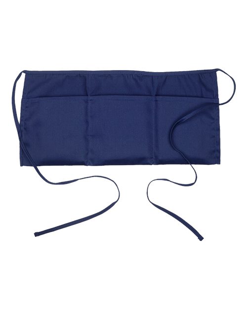Big Accessories Waist Apron with Pockets - Navy