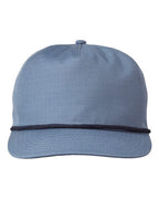 Big Accessories Lariat Ripstop Cap - Slate Blue/ Navy Rope