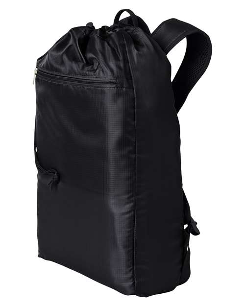 BAGedge Getaway Cinchback Travel Backpack - Black