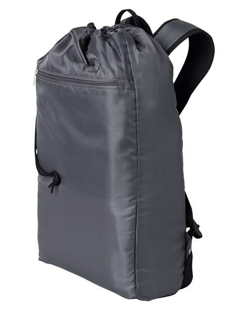 BAGedge Getaway Cinchback Travel Backpack - Grey