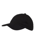 Big Accessories Classic Brushed Twill Cap - Black