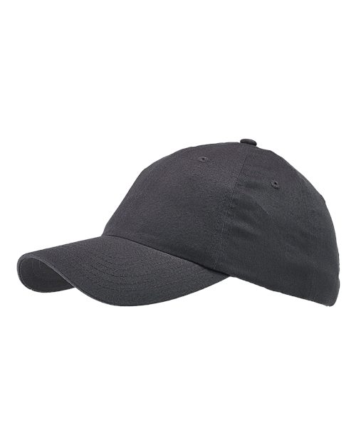 Big Accessories Classic Brushed Twill Cap - Steel Grey