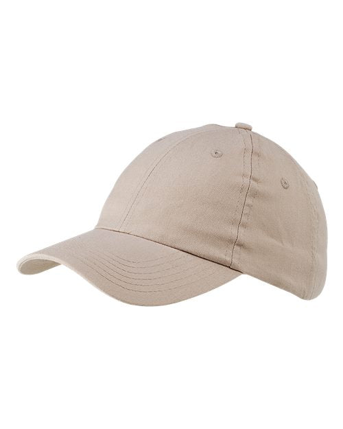 Big Accessories Classic Brushed Twill Cap - Stone