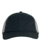 Big Accessories Washed Trucker Cap - Black/ Grey