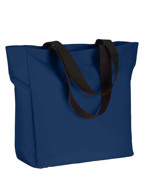 BAGedge Polyester Zip Tote - Navy