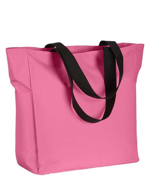 BAGedge Polyester Zip Tote - Pink