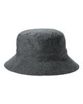 Big Accessories Crusher Bucket Hat - Black Denim