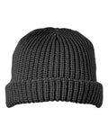 Big Accessories Dock Cuffed Beanie - Black