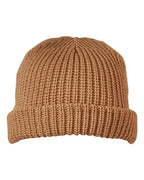 Big Accessories Dock Cuffed Beanie - Old Gold