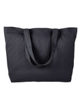 BAGedge Cotton Twill Horizontal Shopper - Black