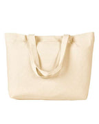 BAGedge Cotton Twill Horizontal Shopper - Natural