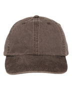 Adams Headwear Optimum Pigment-Dyed Dad Hat - Espresso