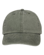 Adams Headwear Optimum Pigment-Dyed Dad Hat - Spruce Green