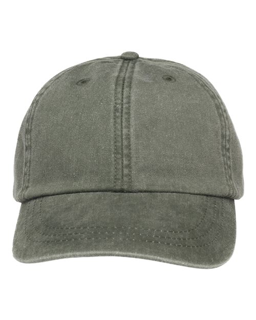 Adams Headwear Optimum Pigment-Dyed Dad Hat - Spruce Green